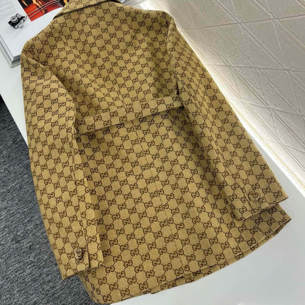 GG Long Canvas Coat