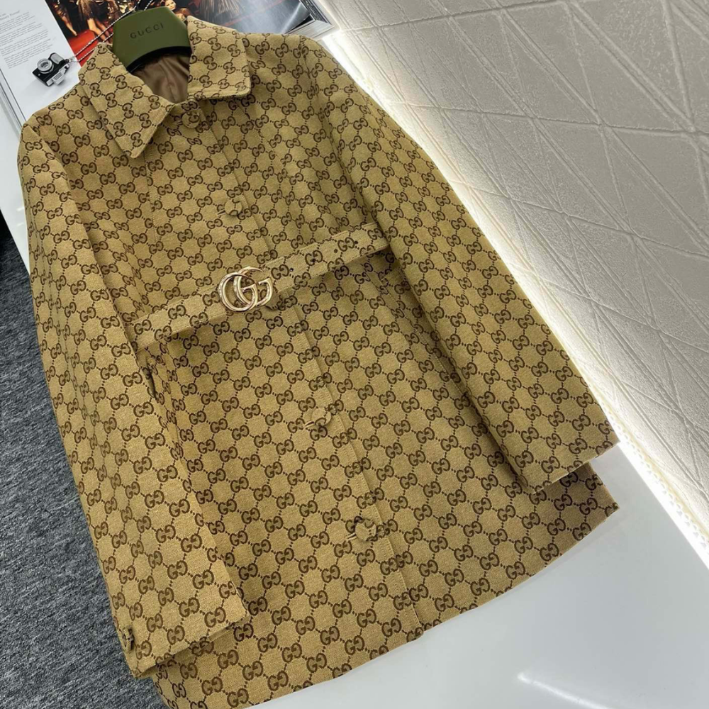 GG Long Canvas Coat