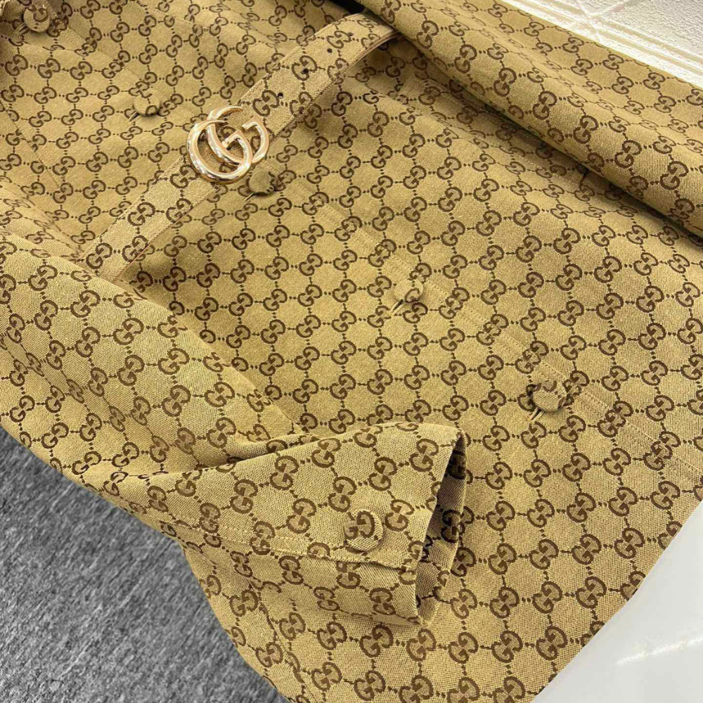 GG Long Canvas Coat