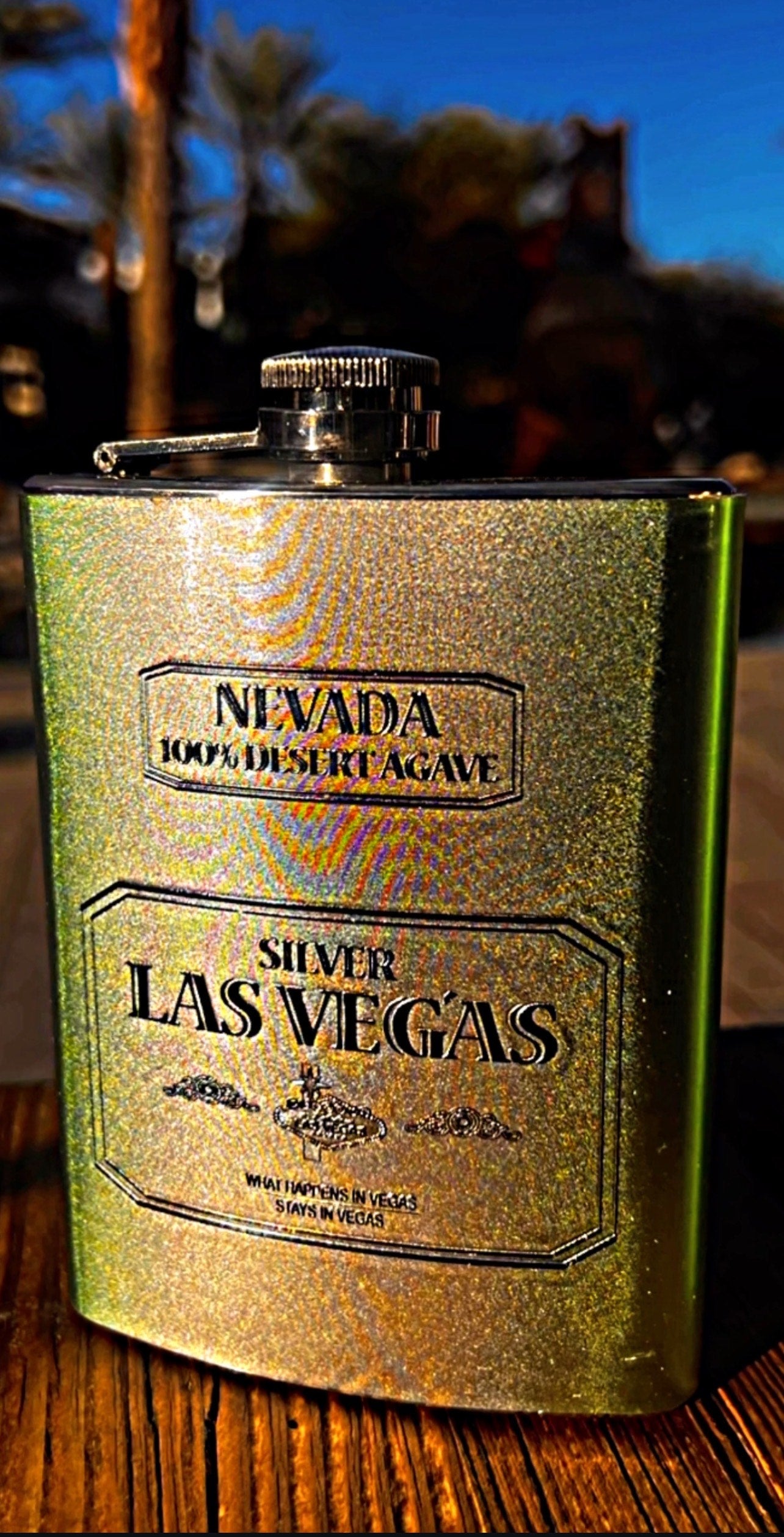 Las Vegas Souvenir Flask